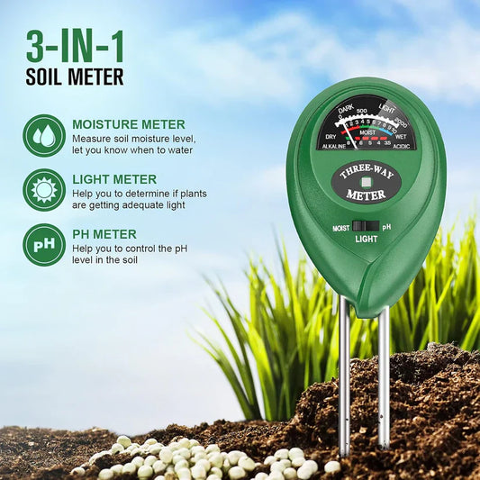 VitaSoilzy™ 3-in-1 Soil Test Meter